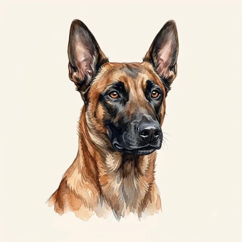 Illustration Berger belge (Malinois)