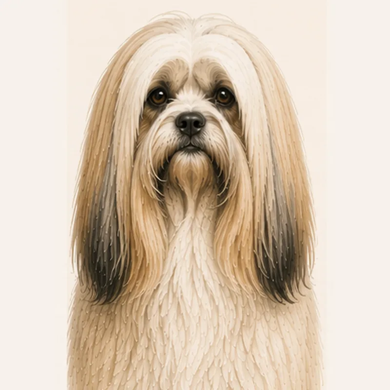 Illustration Lhassa Apso