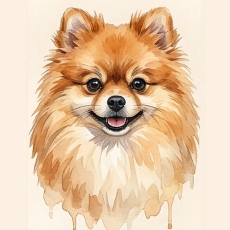 Illustration Spitz nain (Poméranien)