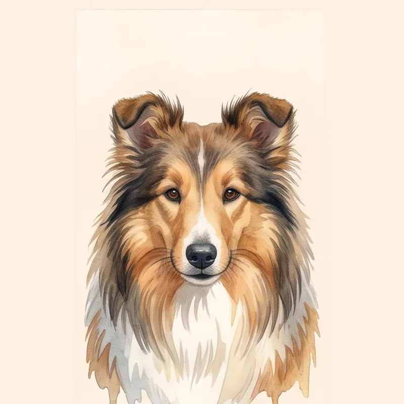 Illustration Berger des Shetland (Sheltie)