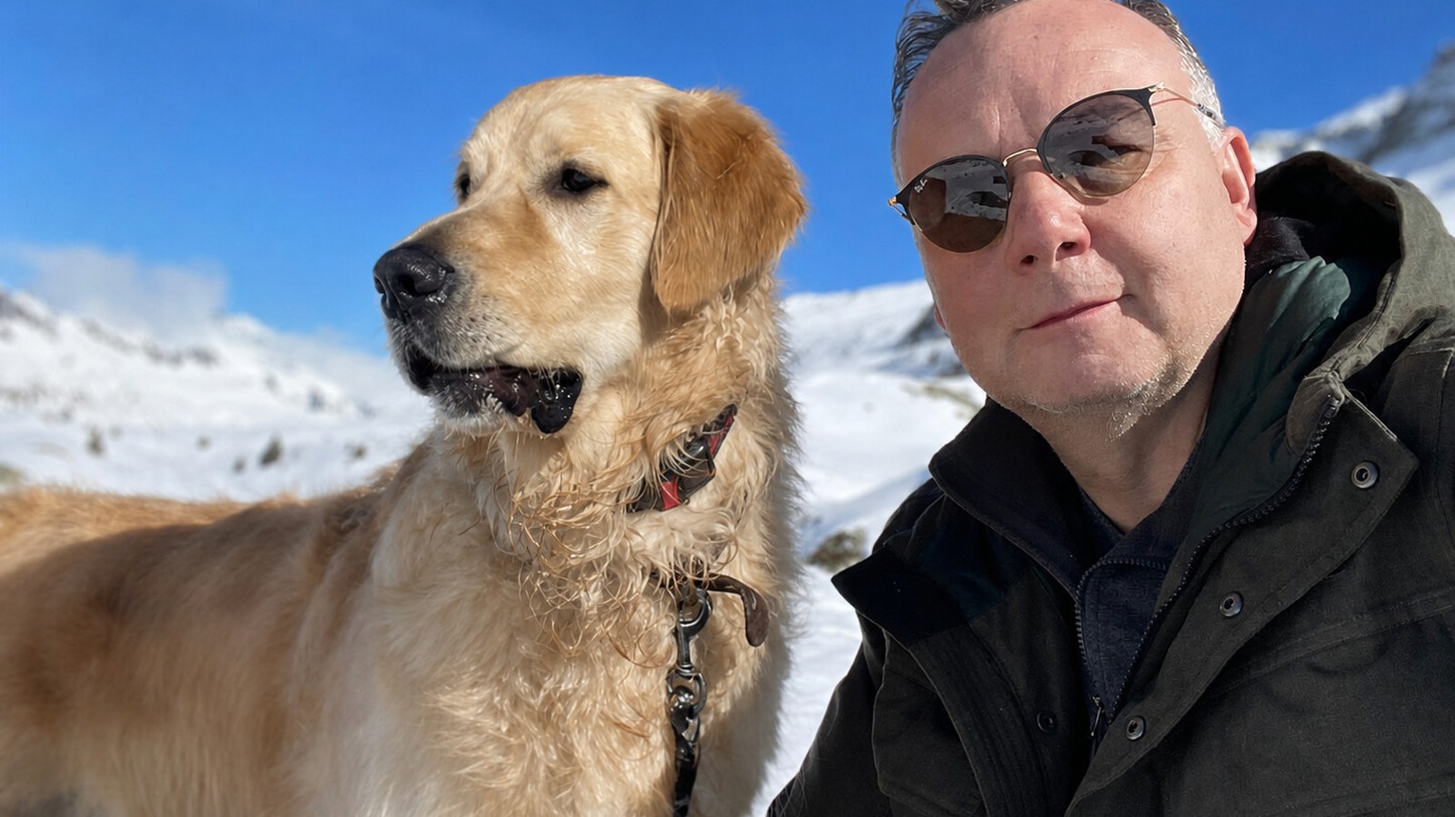 Philippe BENOIST e Bailey nas montanhas